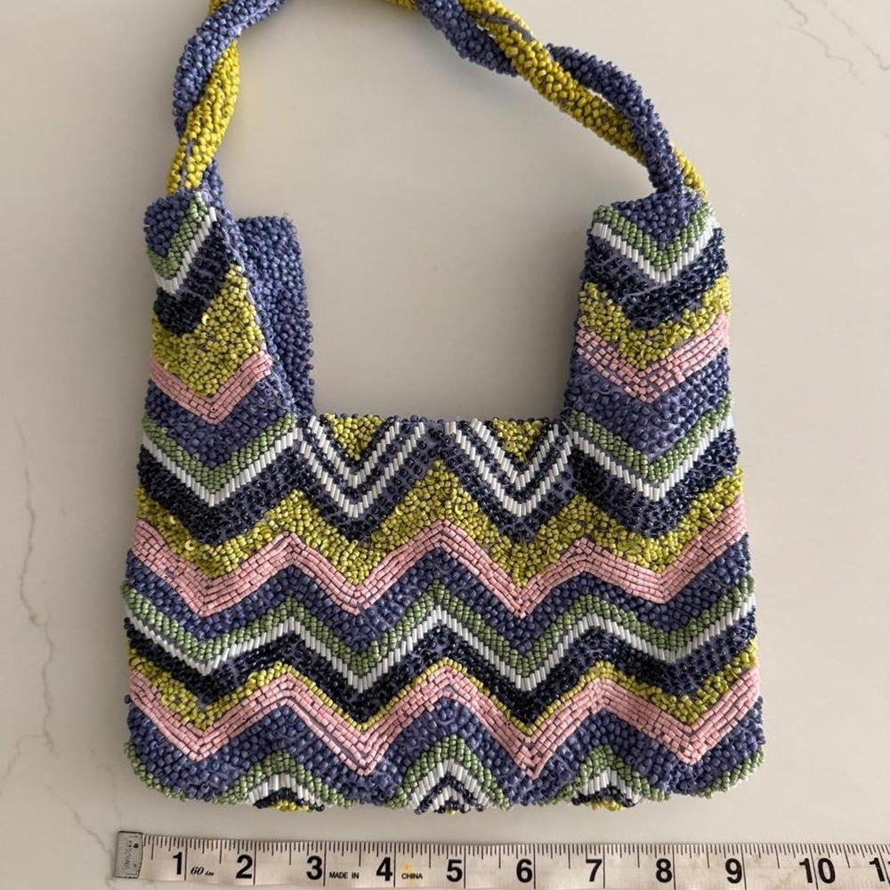Zigzag Beaded Mini Going Out Bag - Picture 3 of 6